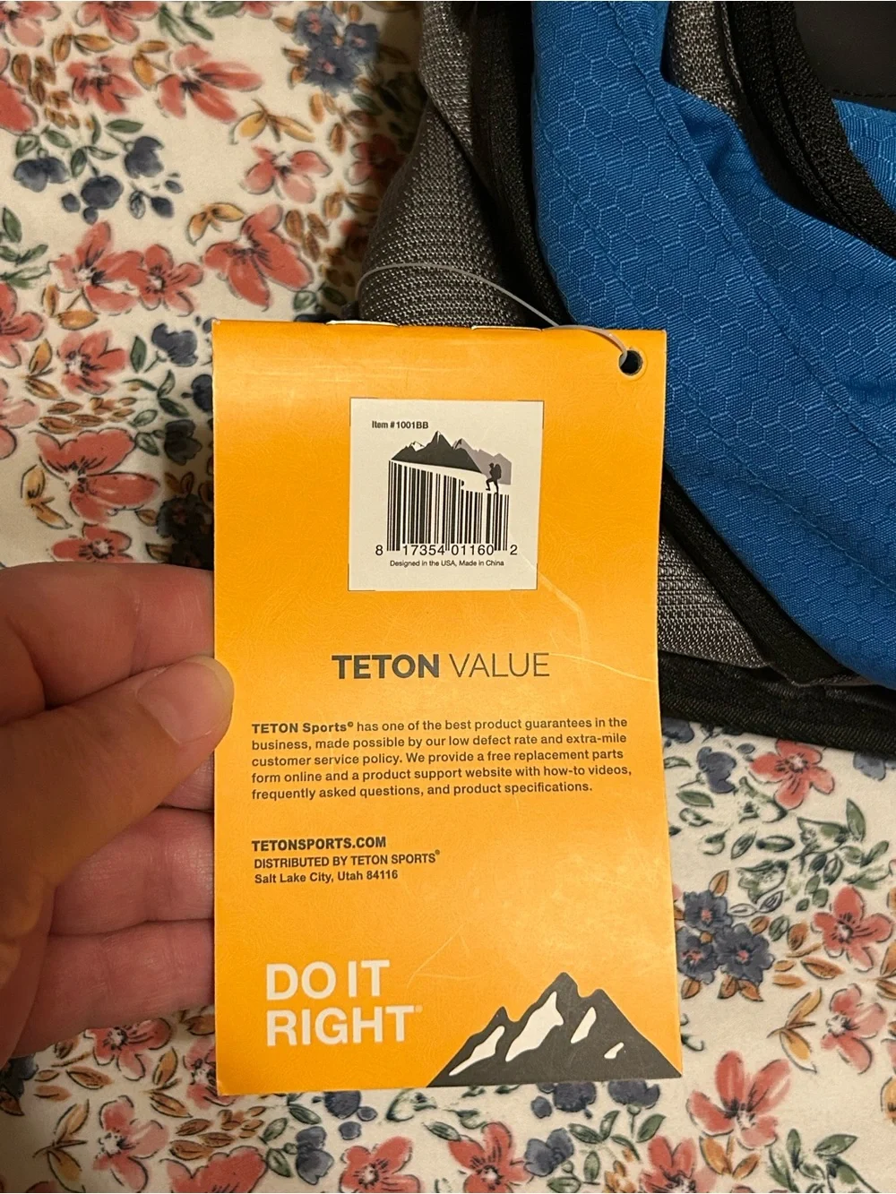 Teton Sports Oasis 1100 Hydration Pack Hiking Backpack